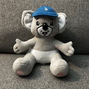 Mascot Factory LA Dodgers Koala Bear Plush Gray Blue 8 Inch MLB Baseball Mascot